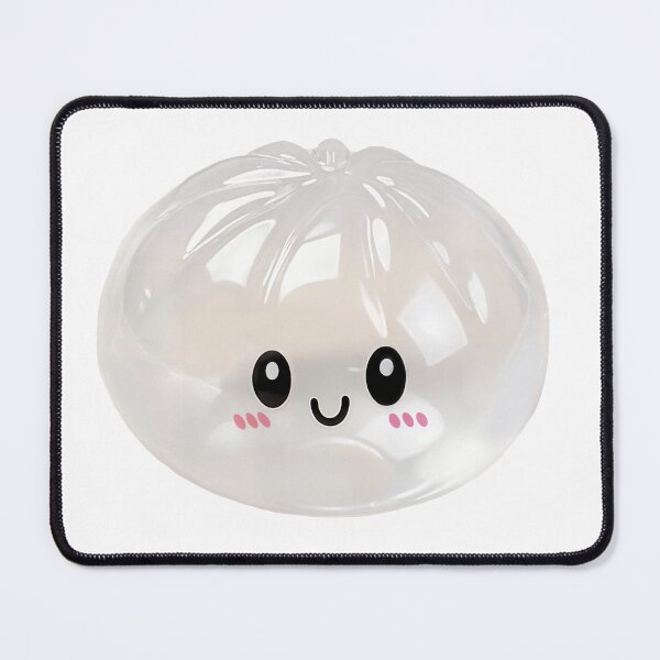 Item preview, Transparent White Squishy Dumpling Toy – Photorealistic Cutout designed and sold by EmeraldeaArt.