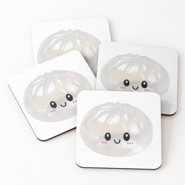 Item preview, Transparent White Squishy Dumpling Toy – Photorealistic Cutout designed and sold by EmeraldeaArt.