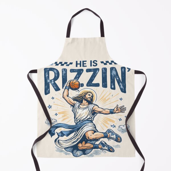Item preview, Funny Basketball Jesus He Is Rizzin' designed and sold by legendaryskins.