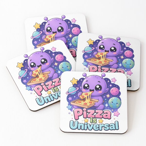Item preview, Cheesy Alien Pizza Lover designed and sold by Ruamid.