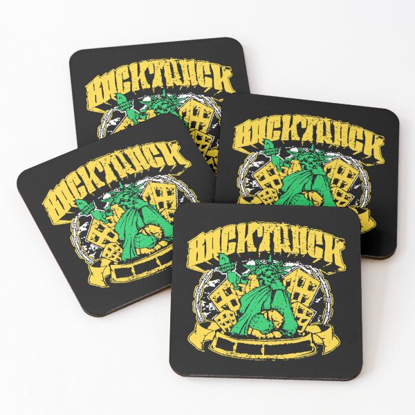 Item preview, Green Statue With Yellow Typography designed and sold by DeadTired666.