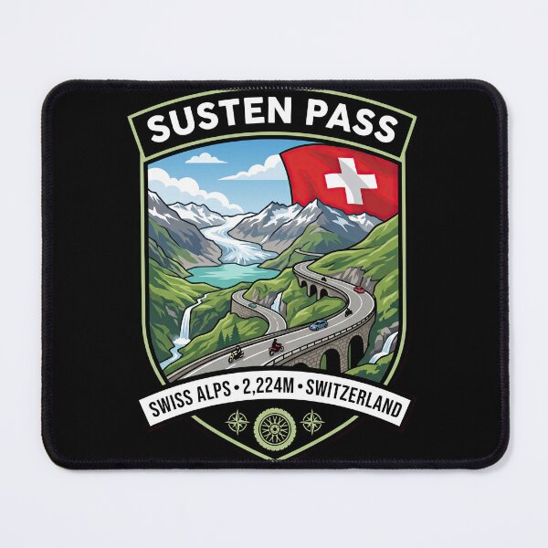 Item preview, Susten Pass Scenic Swiss Alps Artwork designed and sold by enzoade.