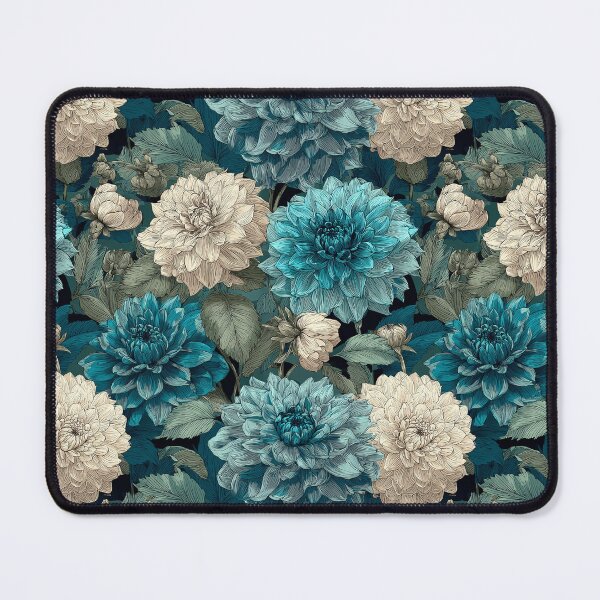 Item preview, Lush Dahlias Flower - Birth Flower Pattern - Father'S Day Gifts designed and sold by RoyalStarsPatts.