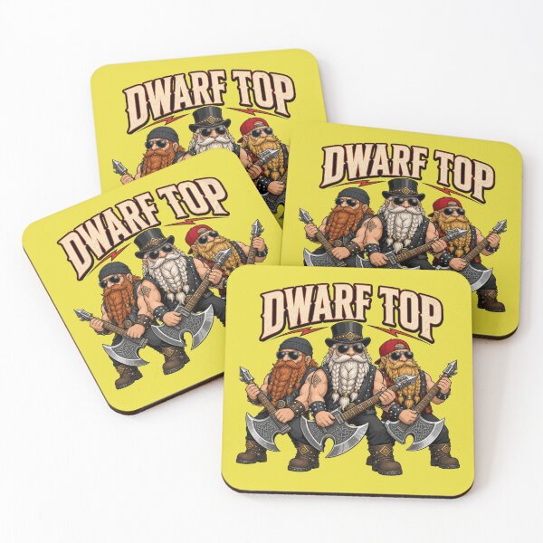 Item preview, Dwarf Top - Blues Rock Medieval Bearded Warriors designed and sold by Dice_Goblin_Studio.