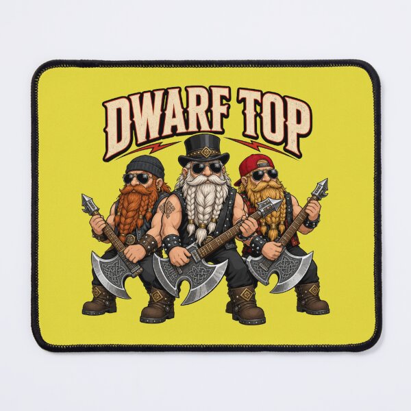 Item preview, Dwarf Top - Blues Rock Medieval Bearded Warriors designed and sold by Dice_Goblin_Studio.