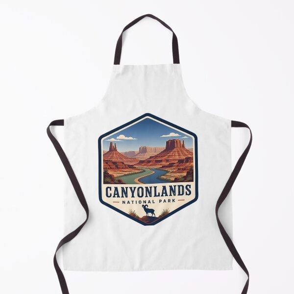 Item preview, Canyonlands National Park Vintage Hiking Travel Badge designed and sold by TravelersGems.