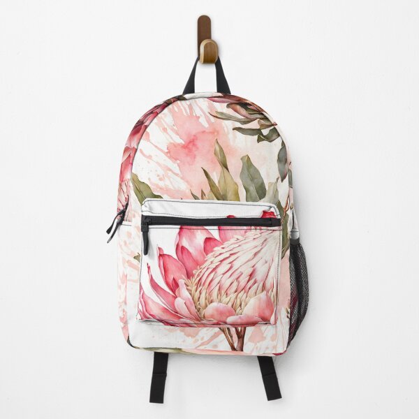 Item preview, Protea Flower Watercolor Painting designed and sold by RawNaturePrints.