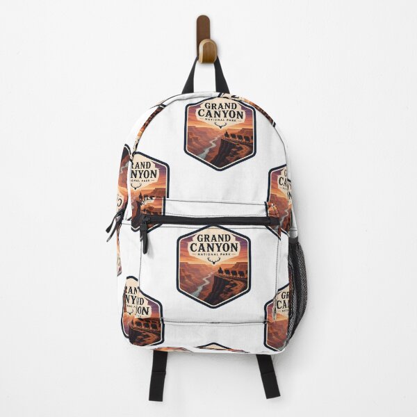 Item preview, Grand Canyon National Park Vintage Hiking Travel Badge designed and sold by TravelersGems.