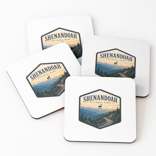 Item preview, Shenandoah National Park Vintage Hiking Travel Badge designed and sold by TravelersGems.