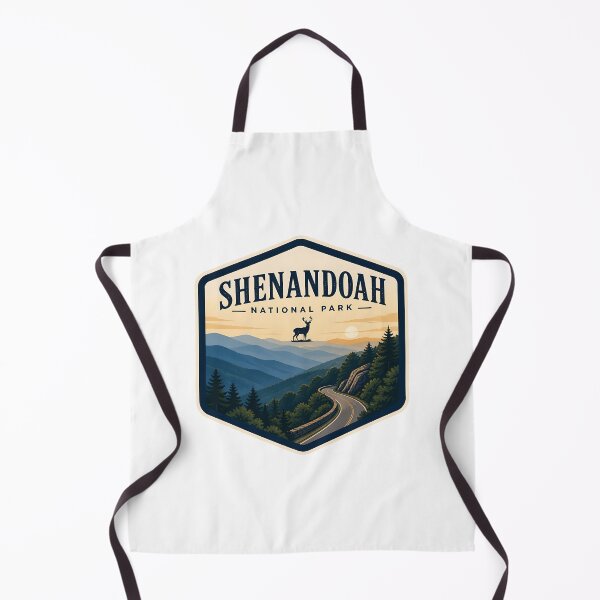 Item preview, Shenandoah National Park Vintage Hiking Travel Badge designed and sold by TravelersGems.
