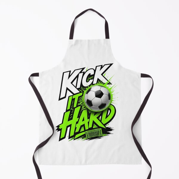 Item preview, Kick It Hard Soccer Typography | Bold Football Sports Graphic Design designed and sold by tareankush.