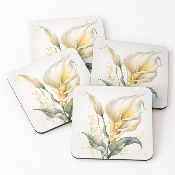 Item preview, Calla Lily Watercolor Painting designed and sold by RawNaturePrints.