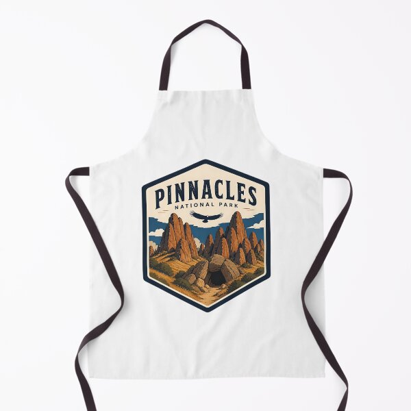 Item preview, Pinnacles National Park Vintage Hiking Travel Badge designed and sold by TravelersGems.