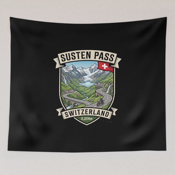 Item preview, Susten Pass Scenic Alpine Route Graphic designed and sold by enzoade.
