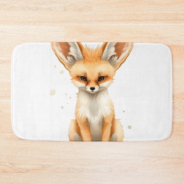 Item preview, Fennec Fox Watercolor Painting designed and sold by RawNaturePrints.