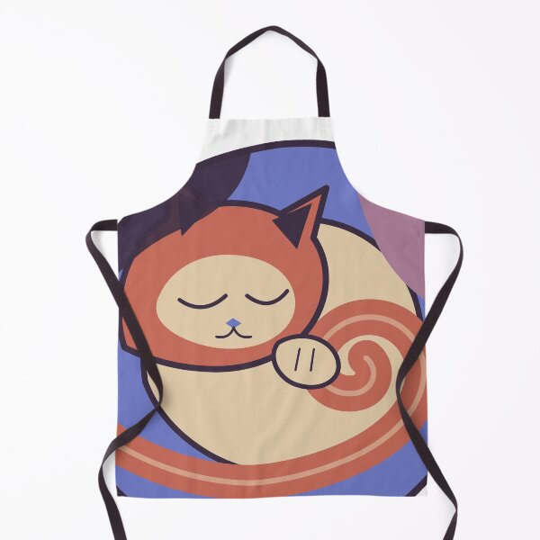 Item preview, Curled Sleeping Cat – Abstract Organic Feline Art designed and sold by WORN.THOUGHTS.