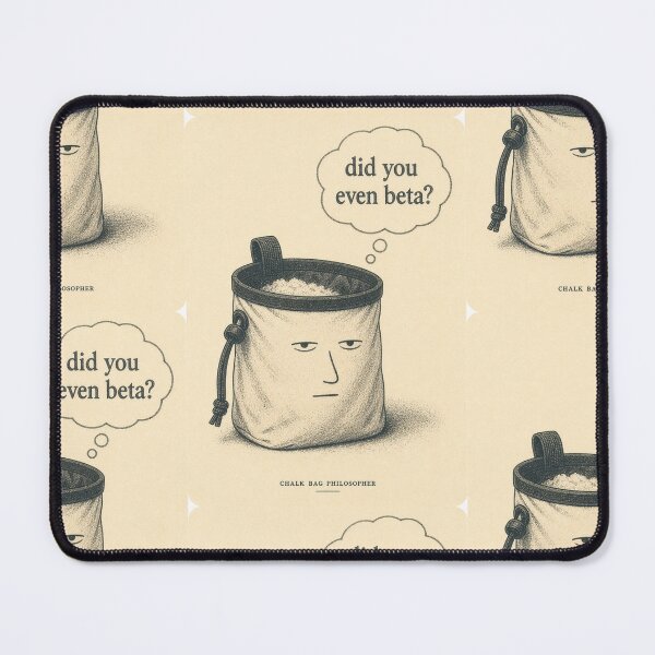 Item preview, Chalk Bag Philosopher Funny Climbing Illustration Tee Sticker Bouldering Gift designed and sold by sharifex.