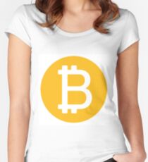 Bitcoin Women's Fitted Scoop T-Shirt