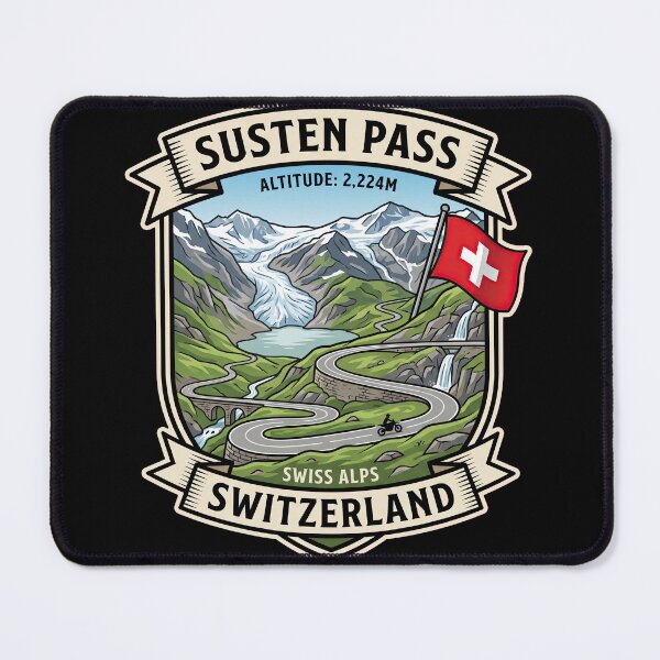 Item preview, Susten Pass Legendary Mountain Road Switzerland Artwork designed and sold by enzoade.