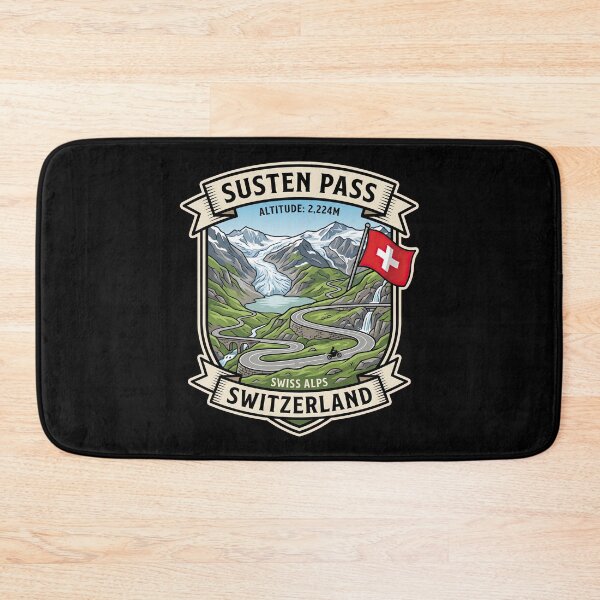 Item preview, Susten Pass Legendary Mountain Road Switzerland Artwork designed and sold by enzoade.