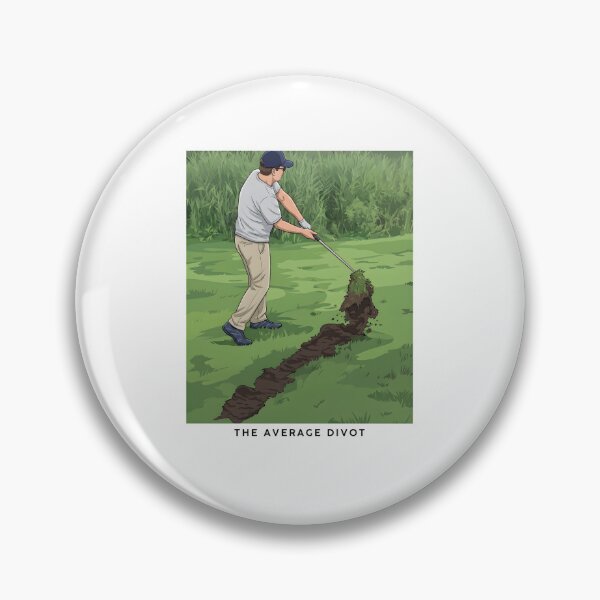 Item preview, The Average Divot Funny Golf Design designed and sold by QuietTeeClub.