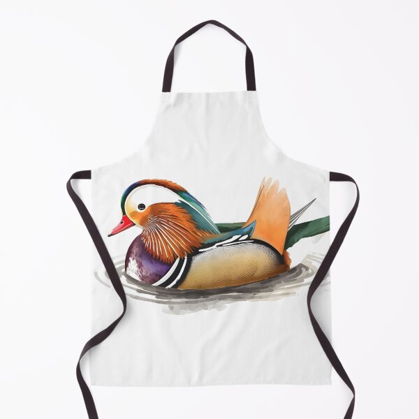 Item preview, Mandarin Duck Watercolor Painting designed and sold by RawNaturePrints.