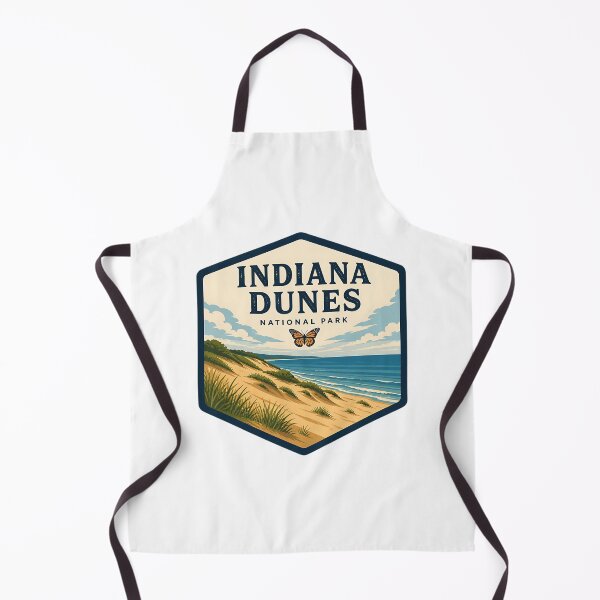 Item preview, Indiana Dunes National Park Vintage Travel Badge designed and sold by TravelersGems.
