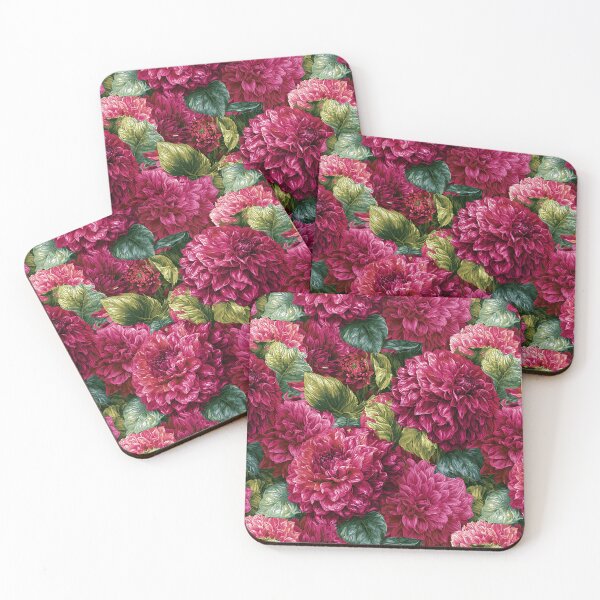 Item preview, Elegant Dahlias Texture - Flower Floral Pattern  - Gift Ideas For Women designed and sold by RoyalStarsPatts.
