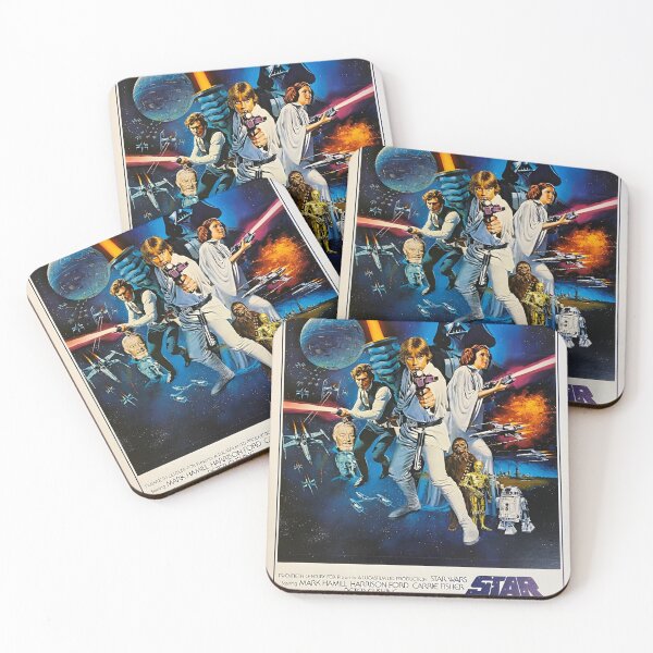 Artikelvorschau, Star Wars Original Custom Vintage Filmposter Wandbild entworfen und verkauft von Cool Robot Bro..