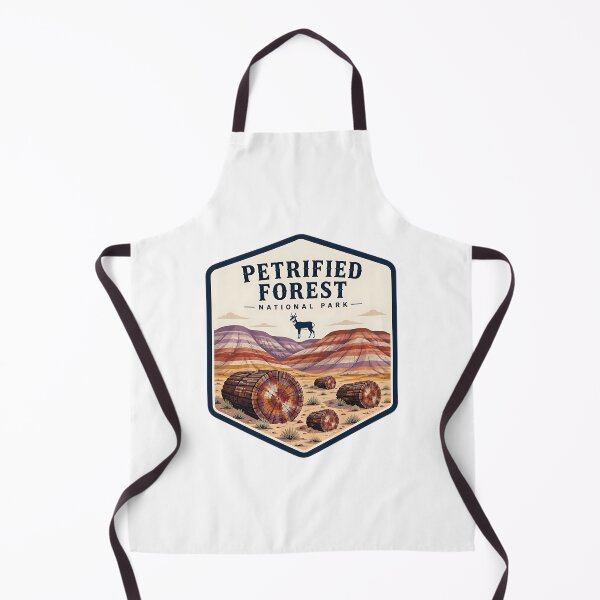 Item preview, Petrified Forest National Park Vintage Hiking Travel Badge designed and sold by TravelersGems.