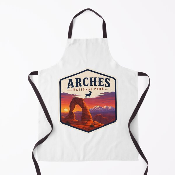 Item preview, Arches National Park Vintage Hiking Travel Badge designed and sold by TravelersGems.