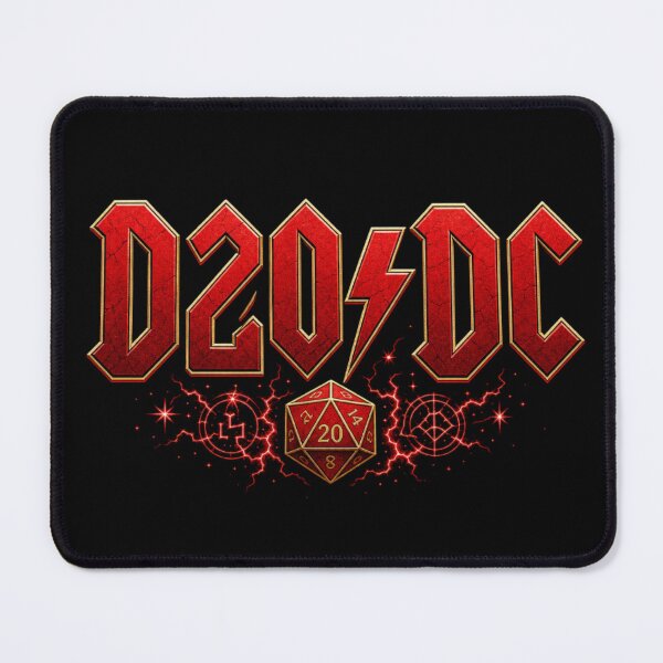Item preview, D20 DC Armor Class Difficulty Class - Hard Rock RPG Design designed and sold by Dice_Goblin_Studio.