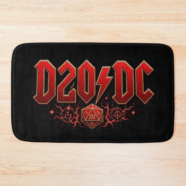 Item preview, D20 DC Armor Class Difficulty Class - Hard Rock RPG Design designed and sold by Dice_Goblin_Studio.