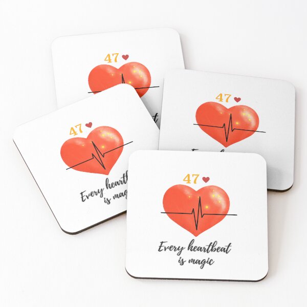 Item preview, Every Heartbeat Is Magic | 47 Chromosomes Heart Line | Down Syndrome Awareness Design designed and sold by Cartoon art with a purpose ❤️ Supporting Althea’s friends .