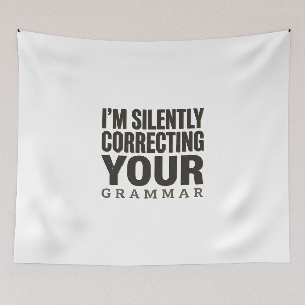 Item preview, I'm Silently Correcting Your Grammar Funny Grammar Teacher T-Shirt designed and sold by StickerNestYou.
