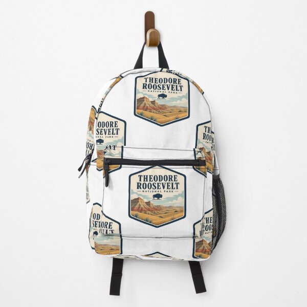 Item preview, Theodore Roosevelt National Park Vintage Travel Badge designed and sold by TravelersGems.