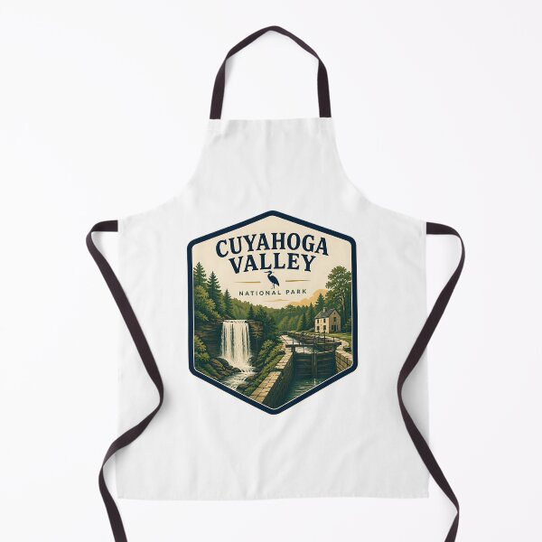 Item preview, Cuyahoga Valley National Park Vintage Hiking Travel Badge designed and sold by TravelersGems.