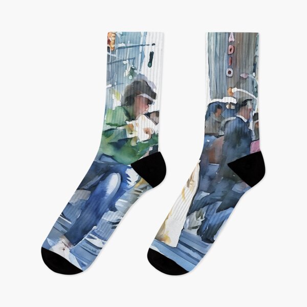 Item preview, Meet at the Crosswalk designed and sold by RCWatercolours.