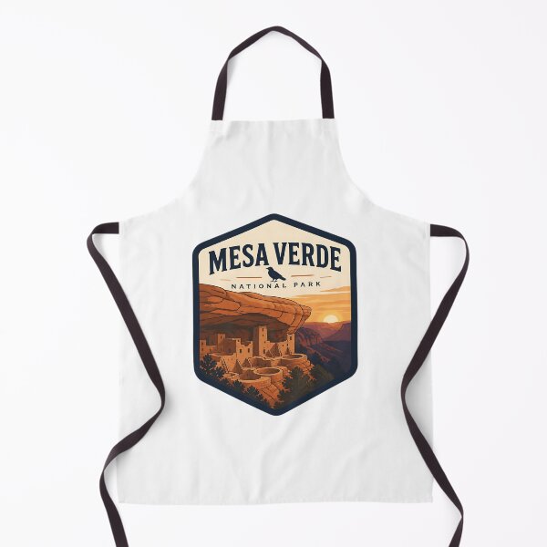 Item preview, Mesa Verde National Park Vintage Hiking Travel Badge designed and sold by TravelersGems.