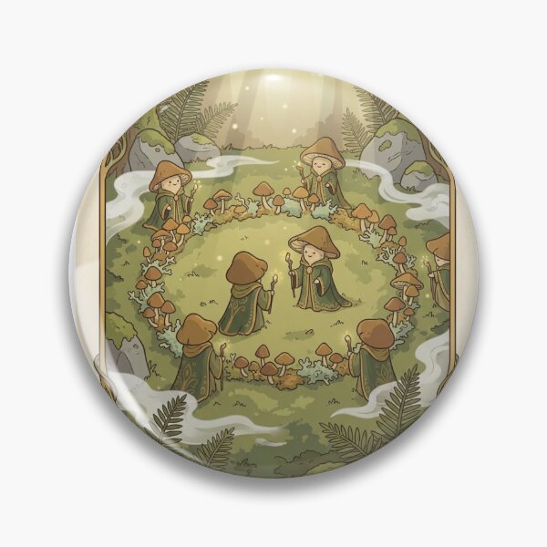 Item preview, Hierophant Mushroom Tarot Card Fairy Ring designed and sold by SMARTKIT  DESIGNAGENCY.