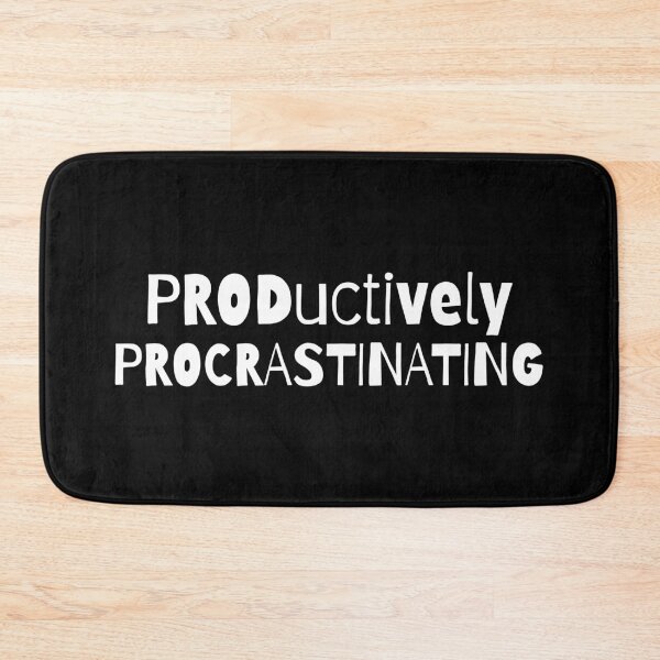 Item preview, Productively Procrastinating Text Graphic designed and sold by Snedsdigital.