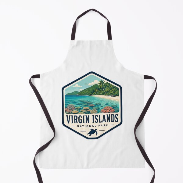 Item preview, Virgin Islands National Park Vintage Hiking Travel Badge designed and sold by TravelersGems.