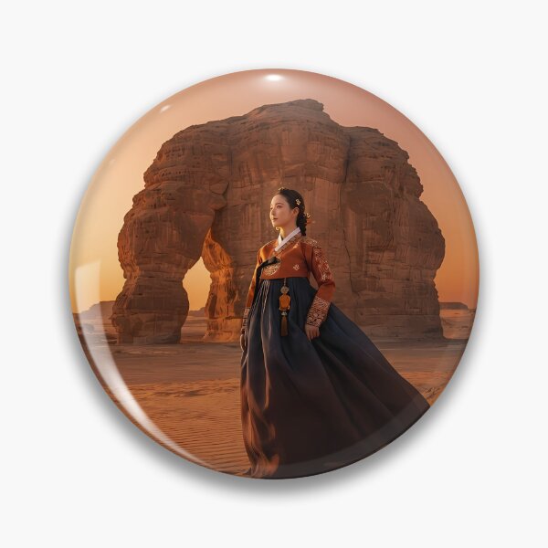 Item preview, AlUla Elephant Rock Sunset: Royal Hanbok Heritage in Saudi Arabia designed and sold by SOOstudio73.