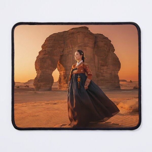Item preview, AlUla Elephant Rock Sunset: Royal Hanbok Heritage in Saudi Arabia designed and sold by SOOstudio73.