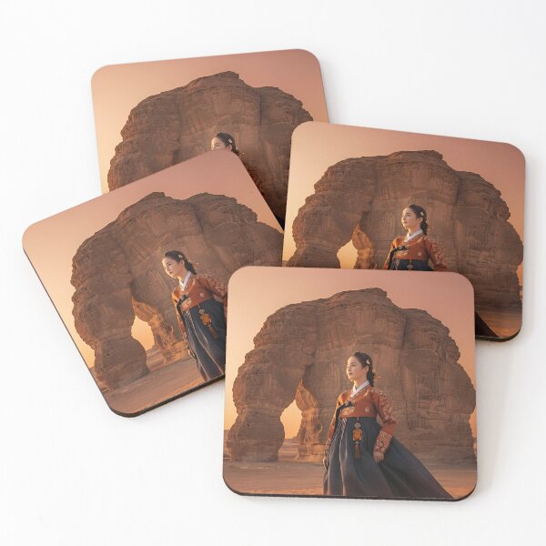 Item preview, AlUla Elephant Rock Sunset: Royal Hanbok Heritage in Saudi Arabia designed and sold by SOOstudio73.