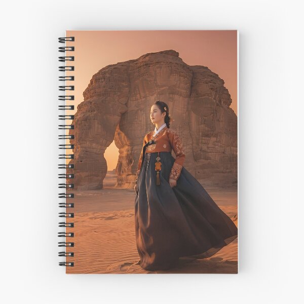 Item preview, AlUla Elephant Rock Sunset: Royal Hanbok Heritage in Saudi Arabia designed and sold by SOOstudio73.