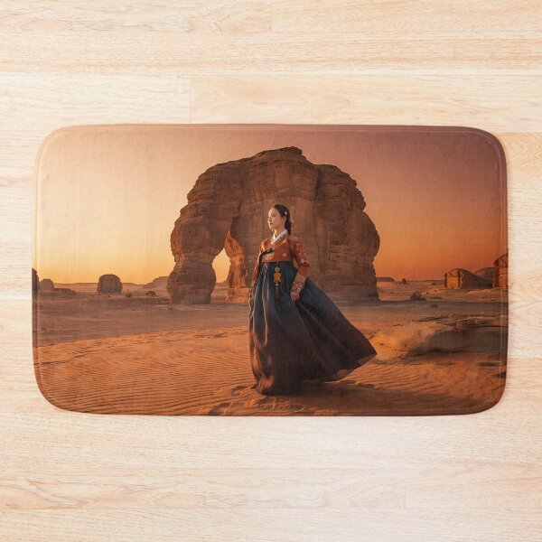 Item preview, AlUla Elephant Rock Sunset: Royal Hanbok Heritage in Saudi Arabia designed and sold by SOOstudio73.