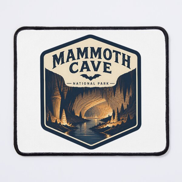 Item preview, Mammoth Cave National Park Vintage Cave Badge designed and sold by TravelersGems.