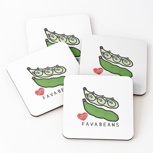 Item preview, Cute I LOVE FAVA BEANS designed and sold by kanaehonkawa.