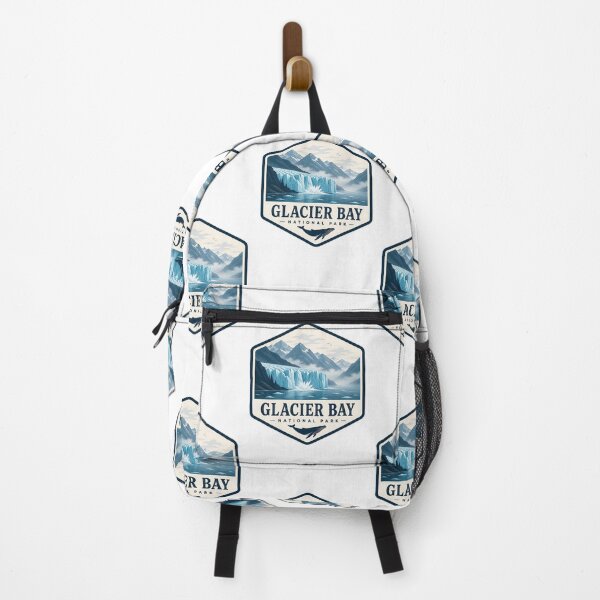 Item preview, Glacier Bay National Park Vintage Travel Badge designed and sold by TravelersGems.
